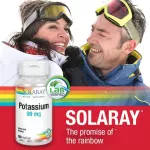 Solaray Potassium 99 mg 200 VegCaps โพแทสเซียม 200 เวจจี้แคปซูล