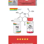 Solaray PQQ CoQ-10 with NAC & Glutathione 30 VegCaps ช่วยเสริมระบบหัวใจและหลอดเลือด 30 เวจจี้แคปซูล