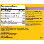 Nature Made Hair Skin and Nails 2500 MCG 60 Softgels Vitamin Skin and 60 nail