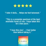 Solaray Bio Zinc 15 mg 100 VegCaps ไบโอซิงค์ 15 มิลลิกรัม 100 เวจจี้แคปซูล