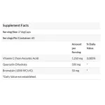 Solaray QBC PLEX 120 Vegcaps Quewor Citin and Broemline to help anti -inflammatory. Enhance immunity And reduce allergies, 120 Veji Capsu