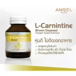 AMSEL L-Carnitine Brown Seaweed and Grape Seed Extract, brown algae extract and grape seed extract 30 capsule