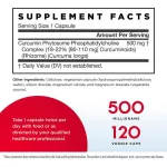 Jarrow Formulas Curcumin Phytosome Meriva 500 mg  120 Veggie Caps ขมิ้นชัน 120 เวจจี้แคปซูล