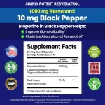 Simply Potent Resortrol 1000 mg, 90 Capsules No.707