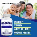 Simply Potent Resortrol 1000 mg, 90 Capsules No.707