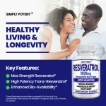 Simply Potent Resortrol 3000 mg, 90 Capsules No.708