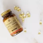 Solgar Vitamin D3 25 mcg 1,000 IU 180 Tablets วิตามินดี 3 180 เม็ด