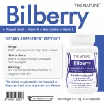 Bilberry eye care extract The extract of marigolds, beta carotene, The Nature Bilberry Marigold Beta Carotene Vitamin A E The Nature