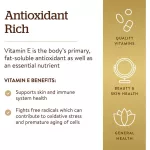 Solgar Naturally Sourced Vitamin E 67 mg 100 IU 100 Softgels วิตามินอี 100 ซอฟท์เจล