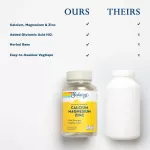 Solaray Calcium Magnesium Zinc 100 VegCaps แคลเซียม แมกนีเซียม ซิงค์ 100 เวจจี้แคปซูล