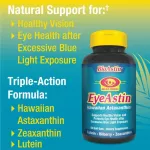 Nutrex Hawaii Bioastin Eyeastin Hawaiian Astaxanthin 6 mg 60 Softgels Asanthin Nourish and protect the degeneration of the eyes.