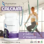 Calcium carbonate mixed vitamin D 3 bottles. Calcium plus vitamin dparmatron contains 30 tablets.