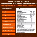 Simply Potent Prostate Support 120 Capsules No.706