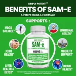 Simply Potent SAM-e , 1000 MG , 60 Vegetarian Capsules No.710