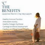 Solaray Liposomal Vitamin C 500 mg 100 VegCaps วิตามินซี ไลโปโซมอล 100 เวจจี้แคปซูล