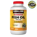 Ready to deliver Kirkland, Fish Oil, 1000 mg, 400 tablets, Kirgland, Fish Oil, 1000mg Mg, Natural Fish Oil, Heart, Vascular Brain