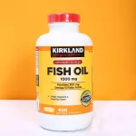 Ready to deliver Kirkland, Fish Oil, 1000 mg, 400 tablets, Kirgland, Fish Oil, 1000mg Mg, Natural Fish Oil, Heart, Vascular Brain