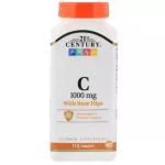 21st Century, Vitamin C, with Rose Hips, 1000 mg, 110 Tablets วิตามินซี โรสฮิป ผิวใสเนียนนุ่ม