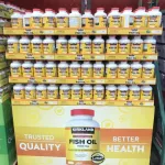 Ready to deliver Kirkland, Fish Oil, 1000 mg, 400 tablets, Kirgland, Fish Oil, 1000mg Mg, Natural Fish Oil, Heart, Vascular Brain