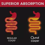 โคคิวเทน Ultra CoQ10, 100 mg 60 Softgels Qunol® 3x Better Absorption Q10