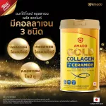 Amado Gold Collagen Ceramide อมาโด้ โกลด์ คอลลาเจน พลัส เซราไมด์ 150 กรัม/กระปุก 1 กระปุก