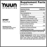 4-flavored electrolytes, mineral salt, Sport Hydration Multi-Pack 10 Tablets Each Total 4 Tubes Nuun®