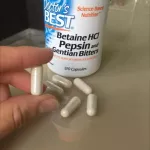 Betel hydrochloride Beta Pi Pepsin and herbs, Jane, digestive protein, Betaine HCL Pepsin & Gentian Bitters 120 Capsules Doctor's Best®