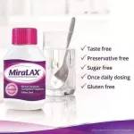 Products help reduce powder constipation. Powder for Solution OSMOTIC LAXATION 7, 14, 30, 34 or 45 Doses Miralax®.