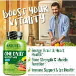 วิตามินรวมและแร่ธาตุรวม 23 ชนิด สำหรับผู้ชาย One Daily Multivitamin for Men 120 Vegetarian Capsules NATURELO®