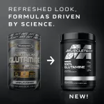 Glutamine powder has no L-GLUTAMINUM 100% GLUTAMINE UNFLAVORED 300 G Muscletech®.