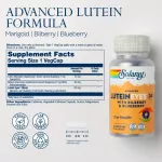 Solaray Advanced Lutein Eyes 24 24 mg 60 Vegcaps Advance Lutein 60 Weigi Capsule