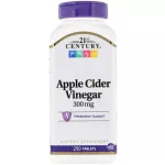 21st Century, Apple Cider Vinegar, ACV, 300 mg, 250 Tablets Apple Veni Gar 300 mg 250 tablets,