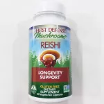 Red Ganoderma lucidum Mushrooms Reishi Longevity Support 60 Vegetarian Capsules Host Defense®
