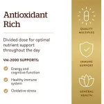 More than 33 vitamins nourish the body. Formula VM-2000 Multiple Vitamins with Chensted Minerals 60 OR 180 Tablets Solgar®