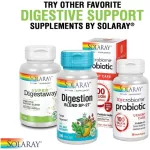 เอนไซม์แพนคริเอติน Pancreatin 1300 mg 90 vegCaps Solaray® ระบบย่อยอาหาร