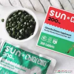 อาหารเสริมคลอเรลล่า A 200 mg 300 Tablets Sun Chlorella®
