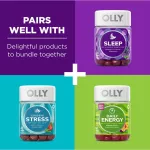 Blackberry vitamins Sleep 3MG BlackBerry Zen Flavors 50 or 60 Gummies Olly®. Quick sleep. Sleep well.