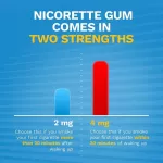 นิโคเร็ทท์ หมากฝรั่ง Gum 4 mg 110 or 170 Pieces, Original Nicorette® Stop Smoking Aid นิโคเรท
