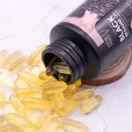 Free delivery !!! Cold black sesame oil nourishes the brain, nourishes bones, reducing stress, easy to sleep, Black Sesame Oil Pinkpure, black sesame oil, calcium, vitamins.