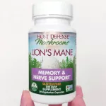 สารสกัดจากเห็ดยามาบูชิตาเกะ ออแกนิค100% USDA Organic Lion's Mane, Memory & Nerve Support 30 Veg Capsules Host Defense®