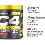 อาหารเสริม ครีเอทีน เพิ่มพลังงานก่อนออกกำลังกาย แบบผง C4 Sport Pre-Workout Creatine 4.9 g, 270 g Cellucor®