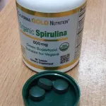 Spirulina Organic Organic Spirulina, USDA Certified 500 mg 60 Tablets California Gold Nutrition®