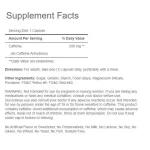 คาเฟอีน ชนิดแคปซูล Caffeine 200 mg 60 Beadlet Capsules Puritan's Pride®