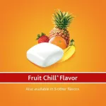 Nicore Gum Coated for Bold Flavor 4 mg 160 or 180 Pieces, Fruit Chill Nicorette® Fruit flavor