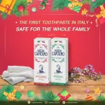 The first toothpaste of Italy Safe, no harmful substances, Pasta Delcato 1905, 2 tubes