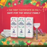 The first toothpaste of Italy Safe, no dangerous substances, Pasta Delchatno 1905, 3 tubes