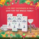 The first toothpaste of Italy Safe, no dangerous substances, Pasta Delcato 1905, 4 tubes