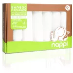 NAPPI BABY 30 inch bamboo diapers - white