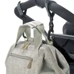 Lassig Goldie Diper Backpack, Bouclé Beige