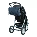 LASSIG GREEN LABEL NECKLINE SPIN DIAPER BAG, Blue Mélage